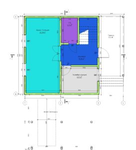 рендер - План этажа - План 1 этажа на отм- +0-000