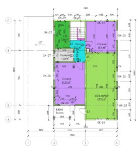 проект 256 - План этажа - План 2 этажа на отм- 3-024